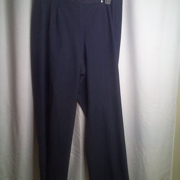 Liz Claiborne Pants 14P 14 Petite Anissa Straight Leg Blue - Picture 13 of 16